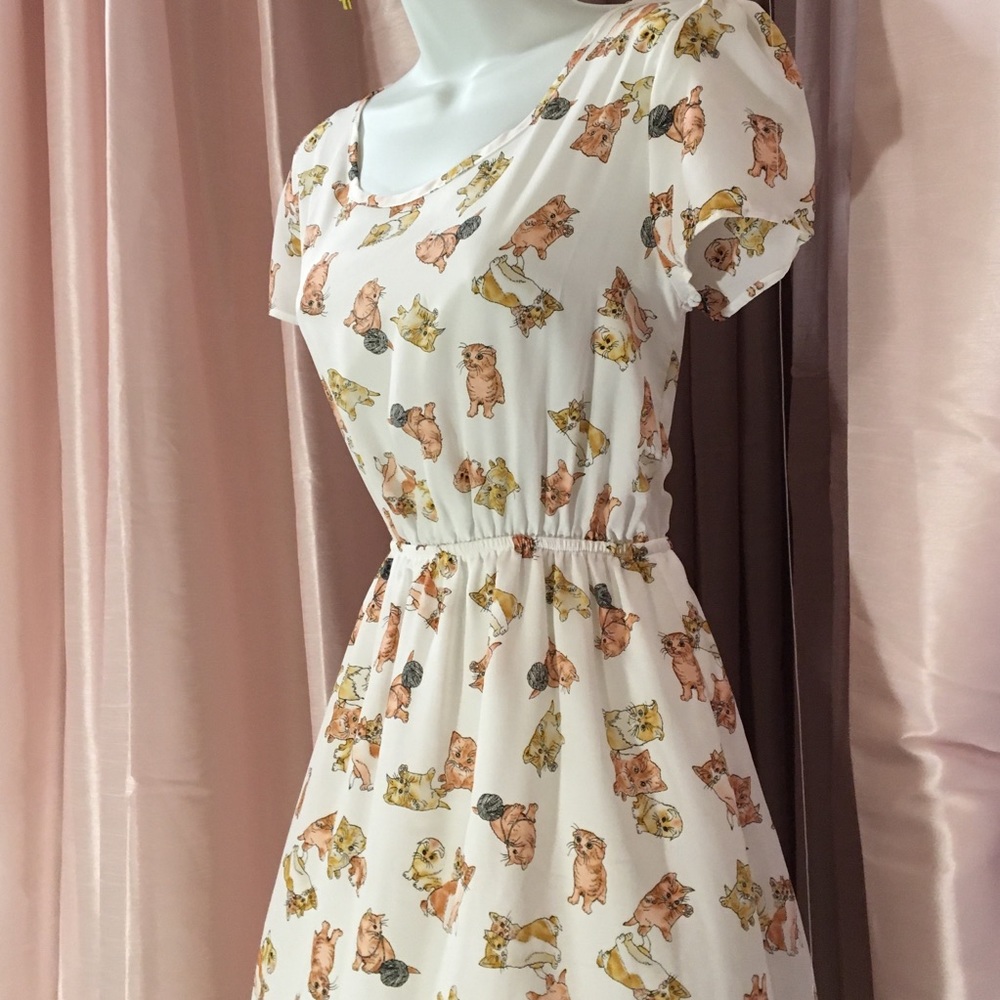 Whimsical cat dress👗 🐈